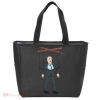Confused Anti Joe Biden Puppet Funny Tote Bag thumb 0