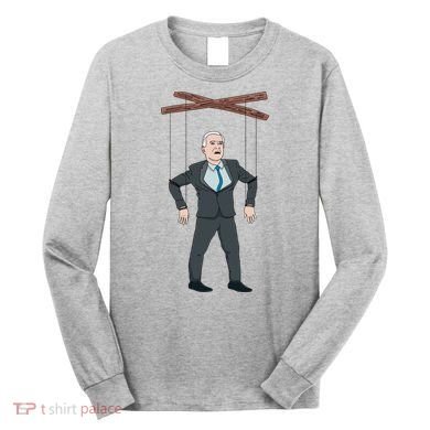 Confused Anti Joe Biden Puppet Funny Long Sleeve Shirt