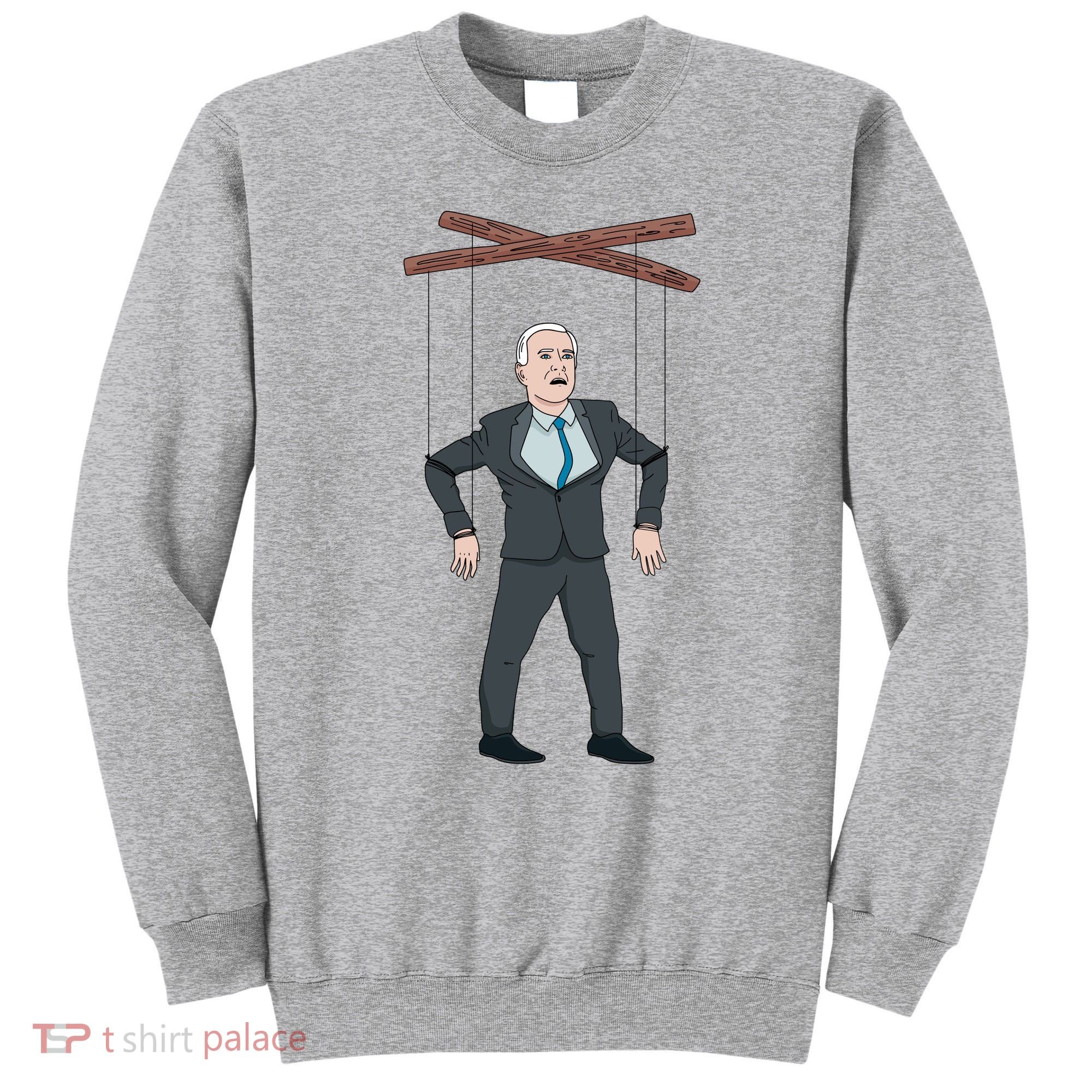 Confused Anti Joe Biden Puppet Funny Sweatshirt