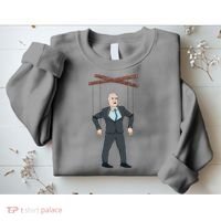 Confused Anti Joe Biden Puppet Funny Sweatshirt thumb 2