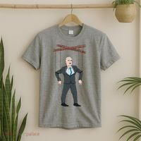 Confused Anti Joe Biden Puppet Funny T-Shirt thumb 2