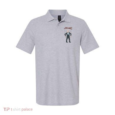 Confused Anti Joe Biden Puppet Funny Polo