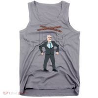 Confused Anti Joe Biden Puppet Funny Tank Top thumb 0
