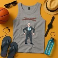 Confused Anti Joe Biden Puppet Funny Tank Top thumb 4