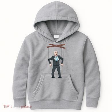 Confused Anti Joe Biden Puppet Funny Kids Hoodie