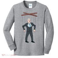 Confused Anti Joe Biden Puppet Funny Kids Long Sleeve Shirt thumb 0