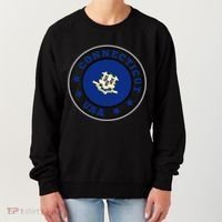 Connecticut State Flag Circle Women's Sweatshirt thumb 0