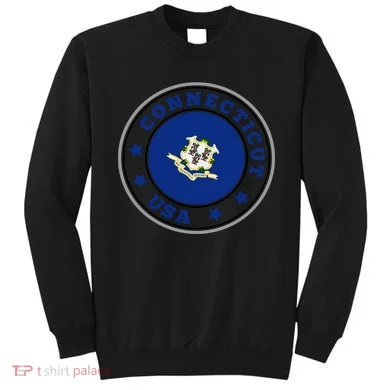 Connecticut State Flag Circle Sweatshirt