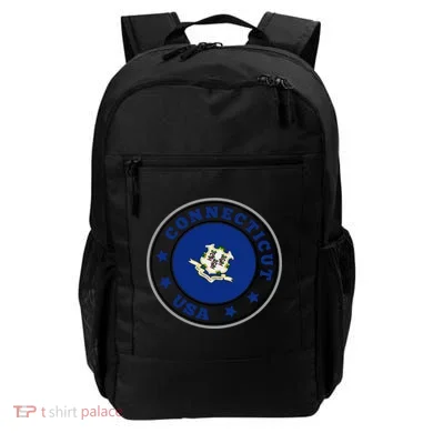 Connecticut State Flag Circle Backpack