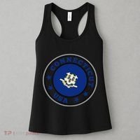 Connecticut State Flag Circle Women's Tank Top thumb 3