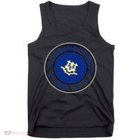 Connecticut State Flag Circle Tank Top thumb 0