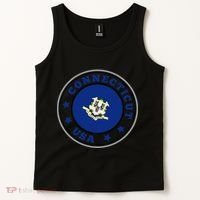 Connecticut State Flag Circle Tank Top thumb 2