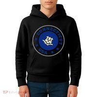 Connecticut State Flag Circle Kids Hoodie thumb 4
