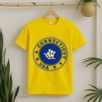 Connecticut State Flag Circle T-Shirt thumb 2