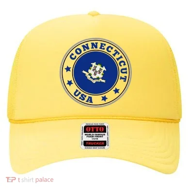 Connecticut State Flag Circle Hat