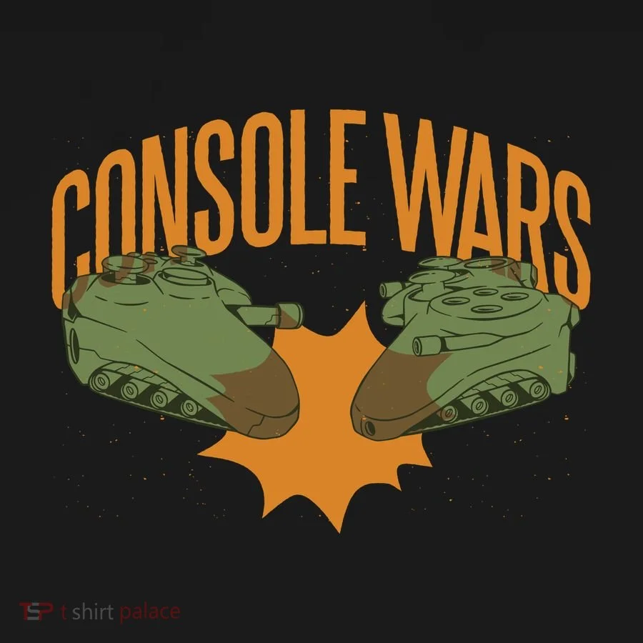 Console War Flat Bill Trucker Hat