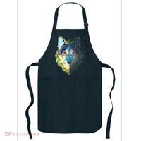 Constellation Pixel Wolf Apron thumb 0