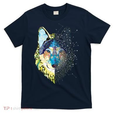 Constellation Pixel Wolf T-Shirt