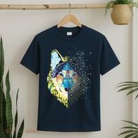 Constellation Pixel Wolf T-Shirt thumb 2