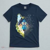 Constellation Pixel Wolf T-Shirt thumb 5
