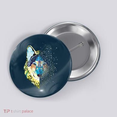 Constellation Pixel Wolf Button