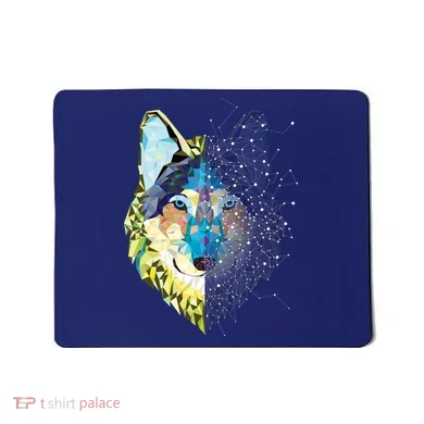Constellation Pixel Wolf Mousepad