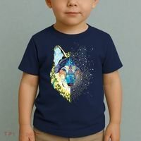 Constellation Pixel Wolf Toddler T-Shirt thumb 2