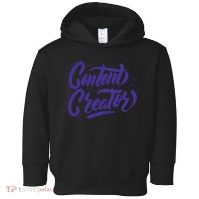 Content Creator Toddler Hoodie