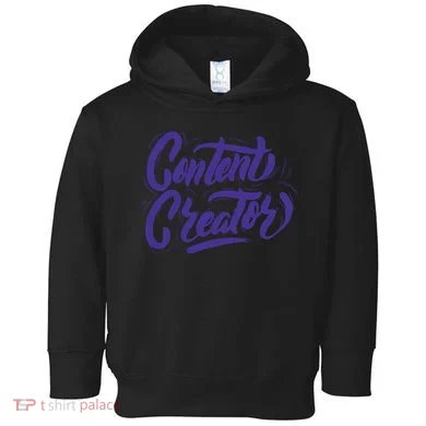 Content Creator Toddler Hoodie