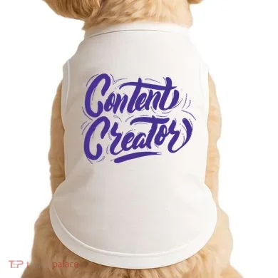 Content Creator Doggie Tank