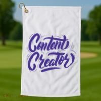 Content Creator Golf Towel thumb 1