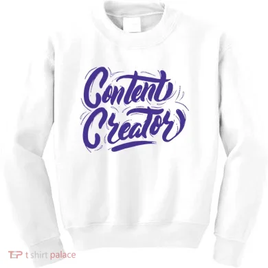 Content Creator Kids Sweatshirt