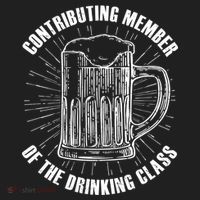 Contributing Member Of The Drinking Class Women's Sweatshirt thumb 2