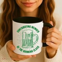 Contributing Member Of The Drinking Class Coffee Mug thumb 3