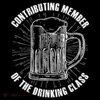 Contributing Member Of The Drinking Class Women's Hoodie thumb 2