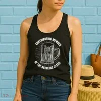 Contributing Member Of The Drinking Class Women's Tank Top thumb 2