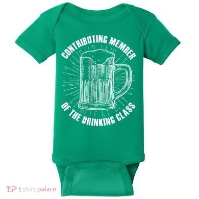 Contributing Member Of The Drinking Class Baby Bodysuit