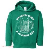 Contributing Member Of The Drinking Class Toddler Hoodie thumb 0