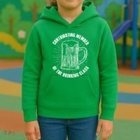 Contributing Member Of The Drinking Class Kids Hoodie thumb 3