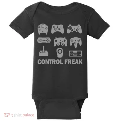 Control Freak Gamer Controllers Baby Bodysuit