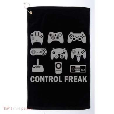 Control Freak Gamer Controllers Golf Towel