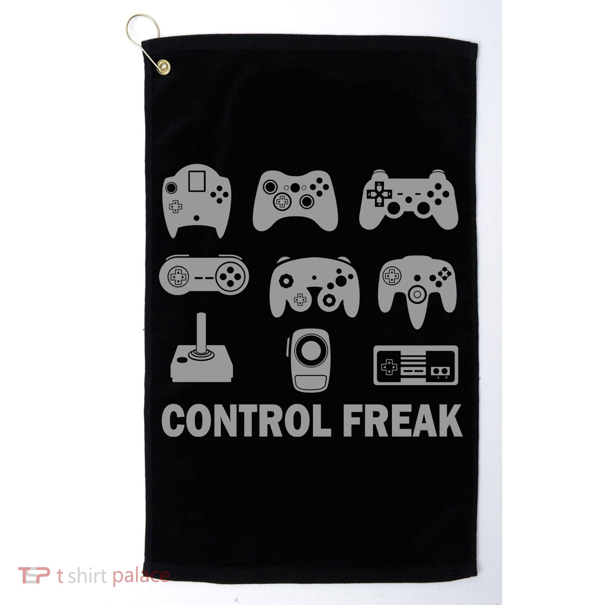 Control Freak Gamer Controllers Golf Towel