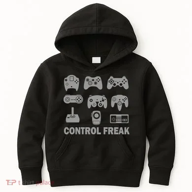 Control Freak Gamer Controllers Kids Hoodie
