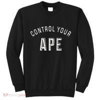 Control Your Ape Sweatshirt thumb 0
