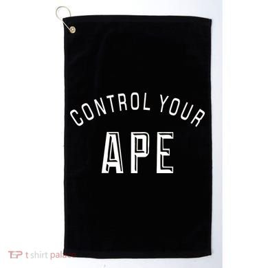 Control Your Ape Golf Towel