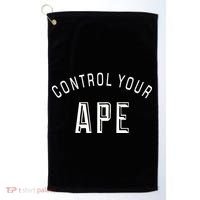 Control Your Ape Golf Towel thumb 0