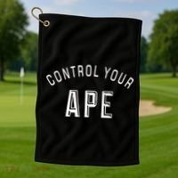 Control Your Ape Golf Towel thumb 1