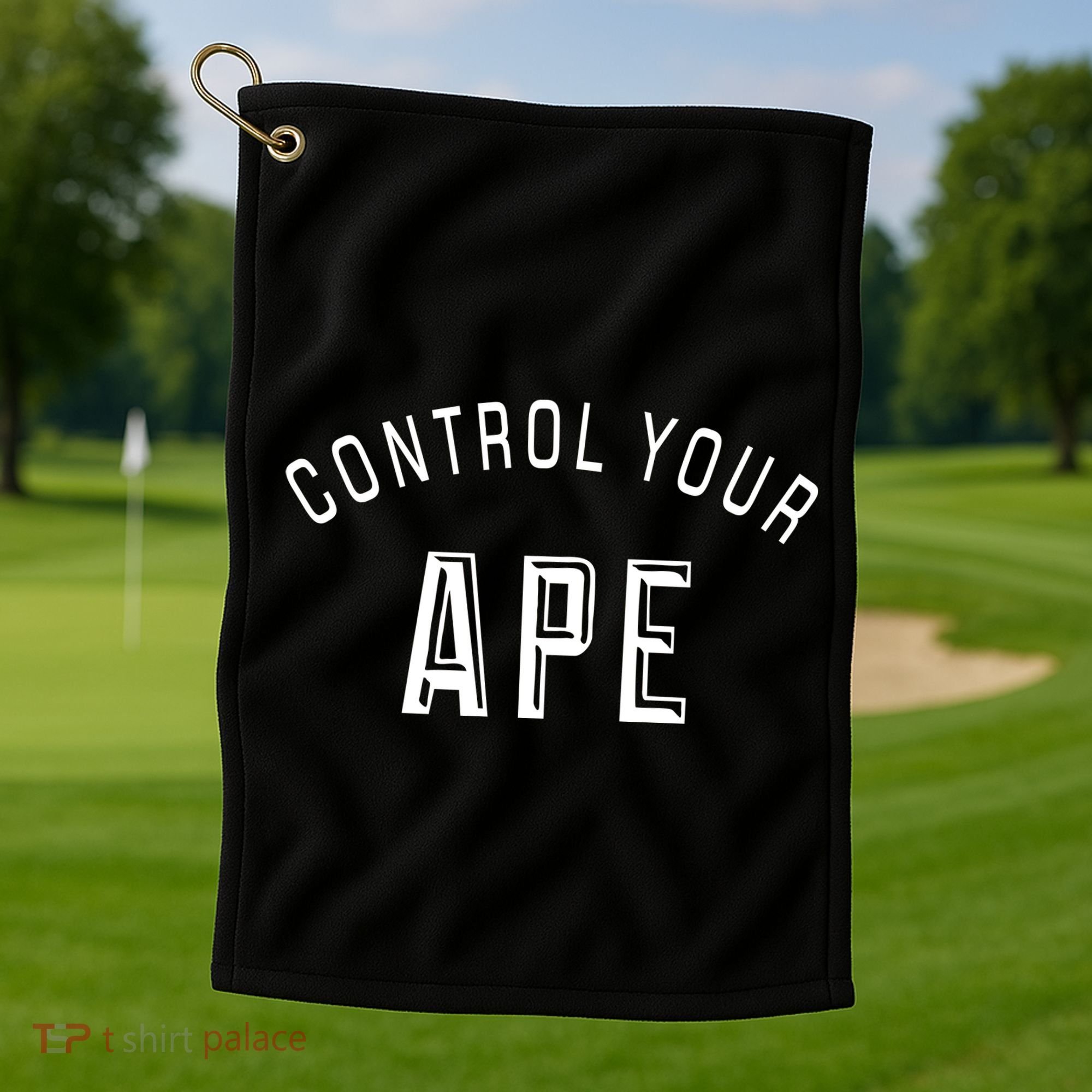 Control Your Ape Golf Towel