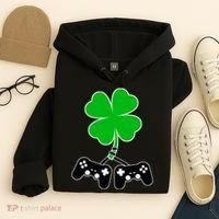 Controller Irish Cover St Patricks Day Hoodie thumb 4