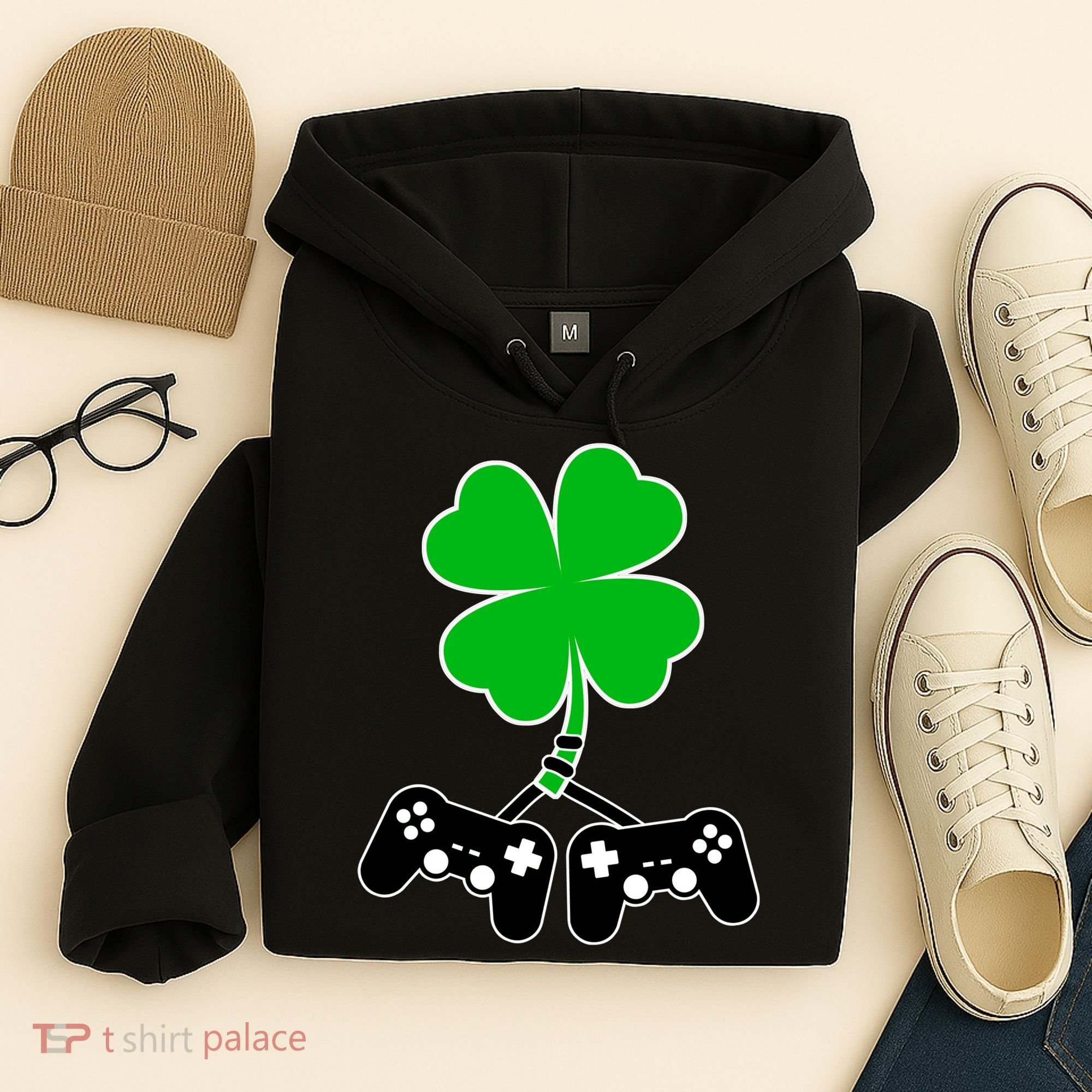 Controller Irish Cover St Patricks Day Hoodie